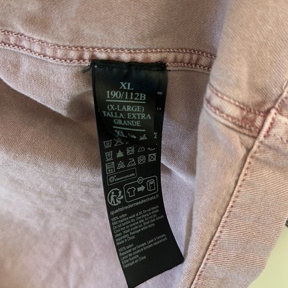 COPY - All Saints Spotter Long Sleeve Military Overshirt Purple - Picture 3 of 4